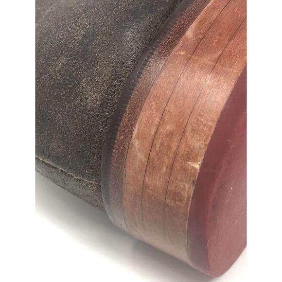 Cole Haan ~ Red Laces, Brown Suede Oxfords Shoes Size 11 (C09579) - Picture 10 of 12